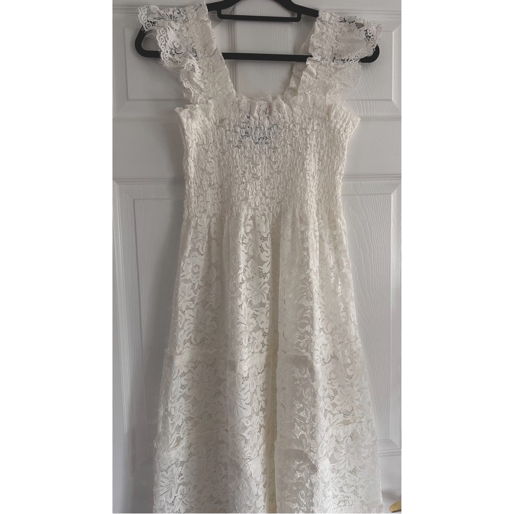 Hill House Home Collector’s Edition White Lace Ellie Dress - Sm